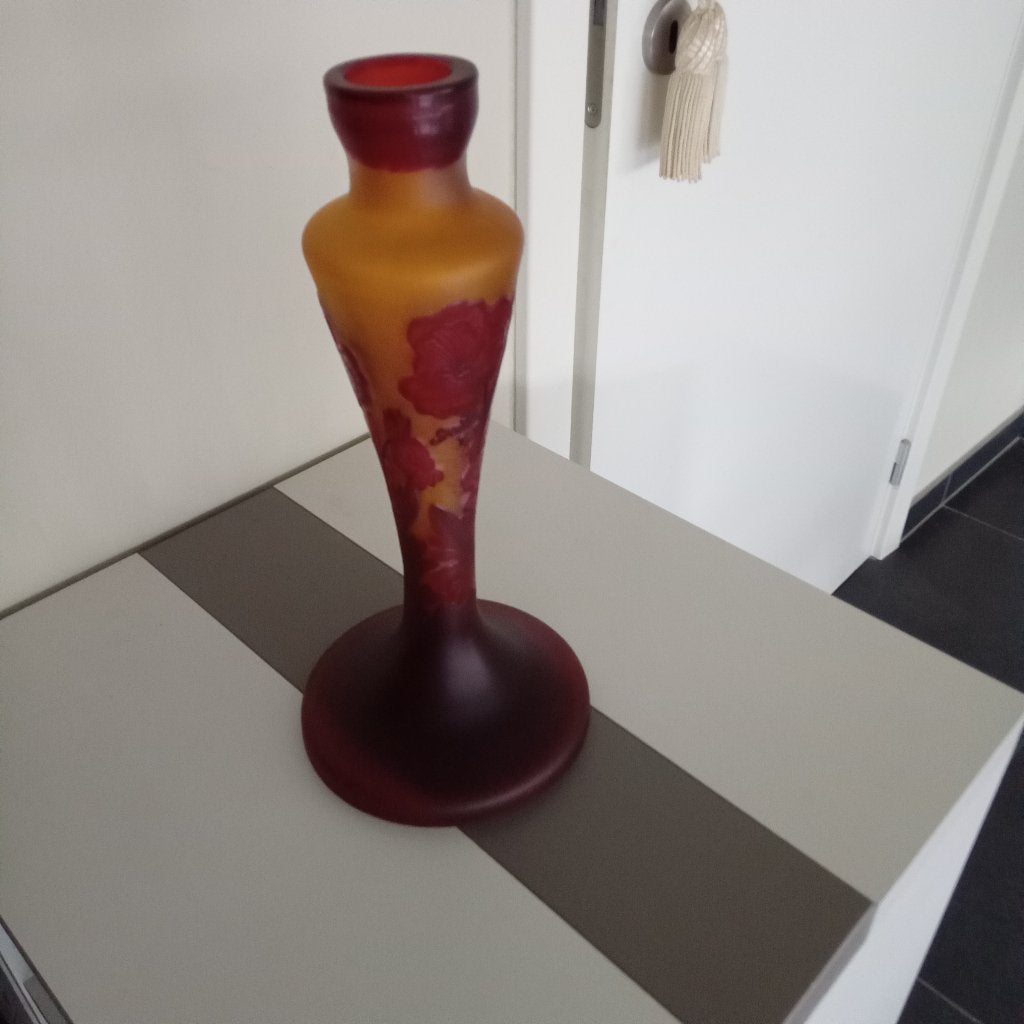 EMILE GALLE LAMP, Ophalen of Verzenden