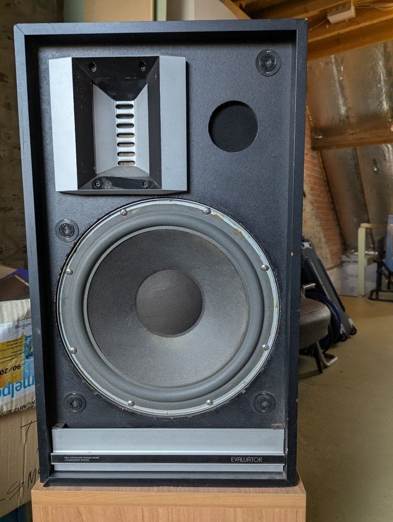 Enceintes  ESS Evaluator avec Heil AMT — paire vintage rare, Autres marques, Bass-reflex, Enlèvement, Utilisé
