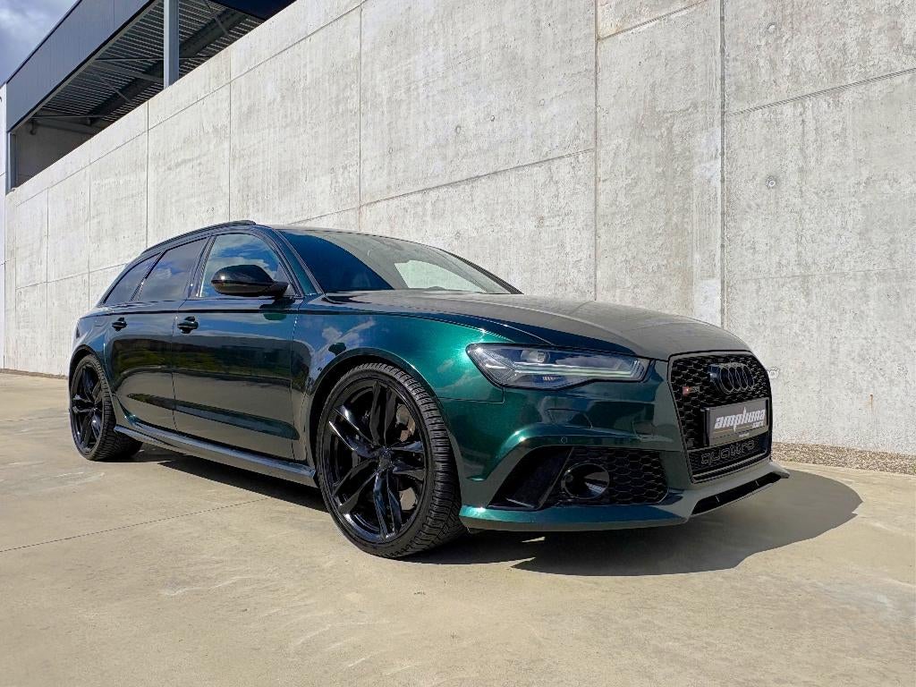 Audi RS6 Performance Brutal force wrapped in british green, Autos, Cuir, Achat, Euro 6, Entreprise