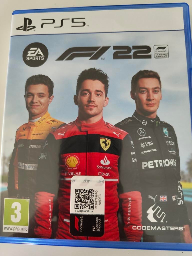 F1 22 pour PS5, Enlèvement