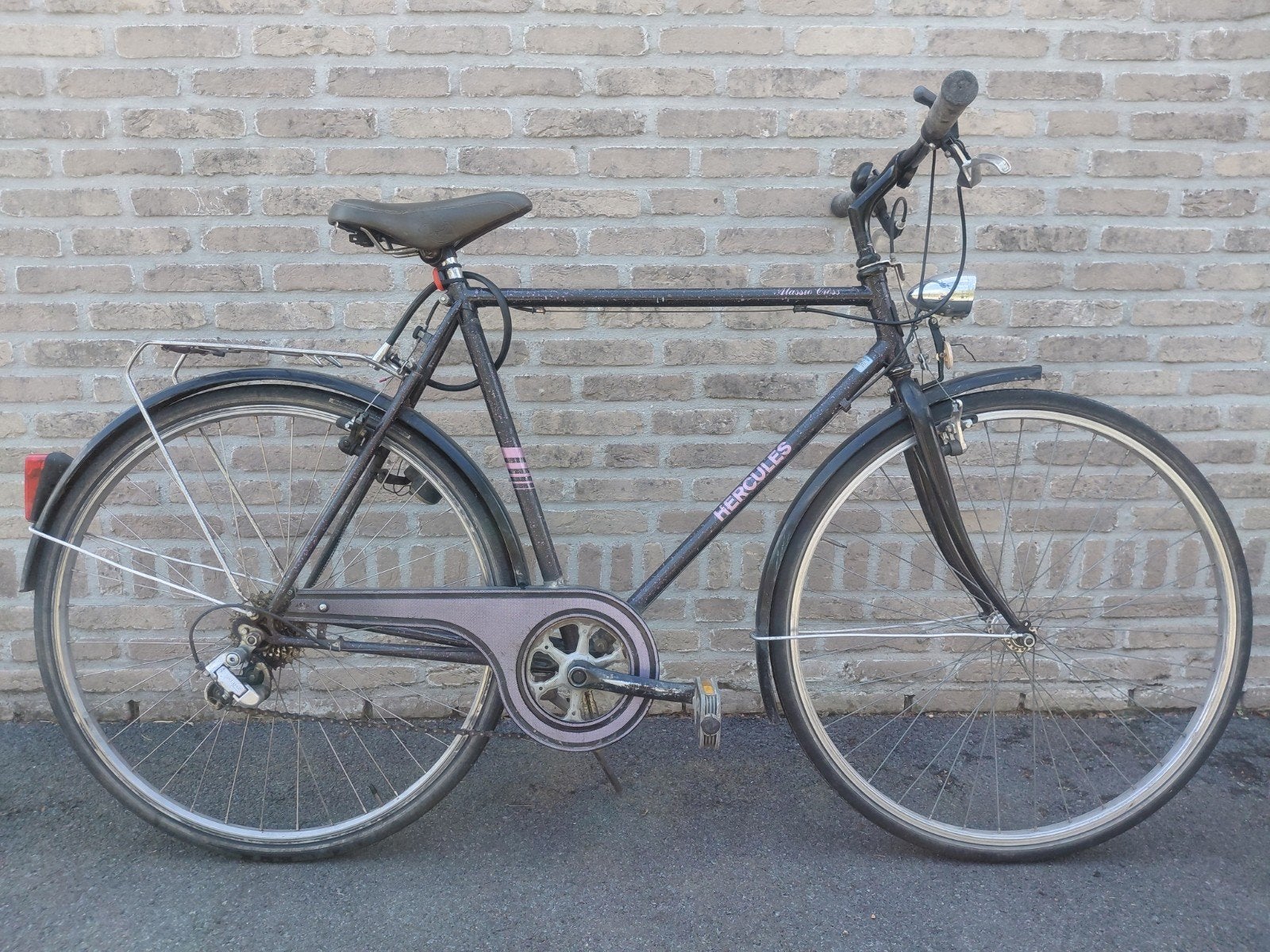 Herenfiets Hercules, Vélos & Vélomoteurs, Autres marques, Frein sur jante, Moins de 10 vitesses, Enlèvement