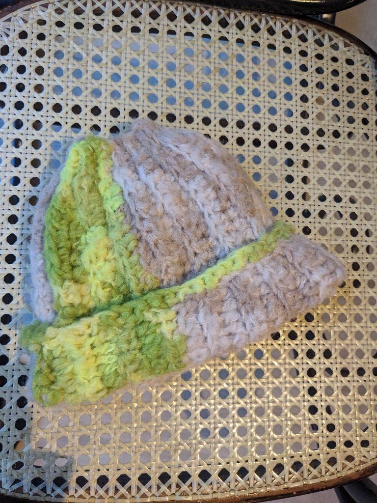 Chapeau au crochet DIY, Enlèvement, Neuf, Crochet, Laine ou Fils