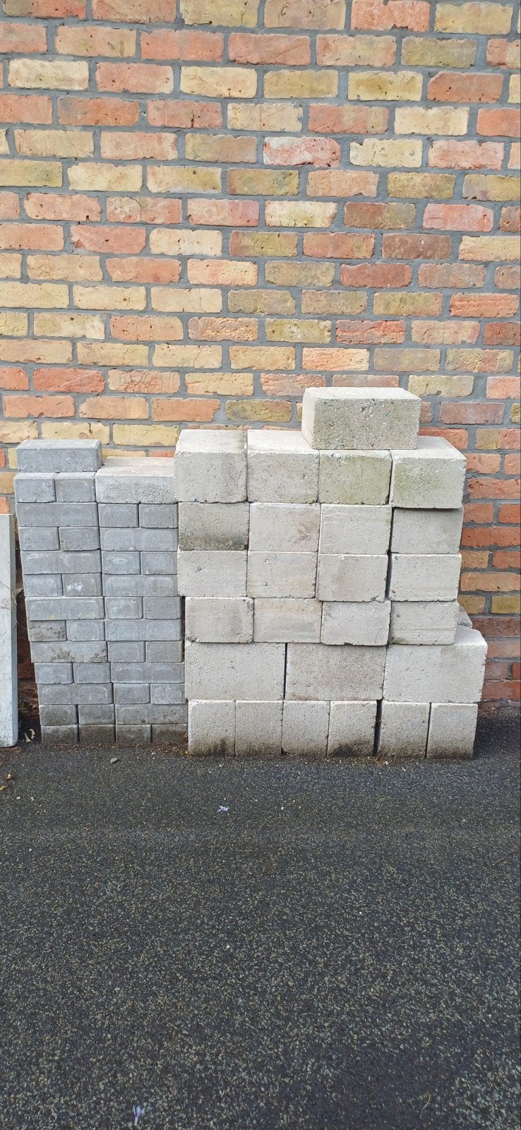 volle stenen, Ophalen, Nieuw, Beton