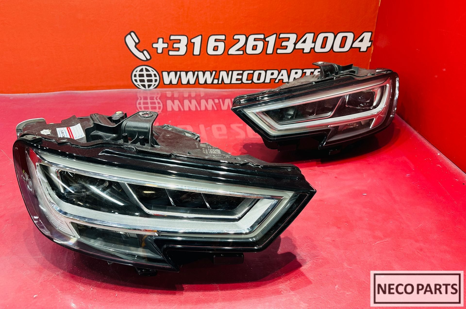 AUDI A3 RS3 8V FACELIFT MATRIX LED KOPLAMPEN COMPLEET, Gebruikt, -, -, -