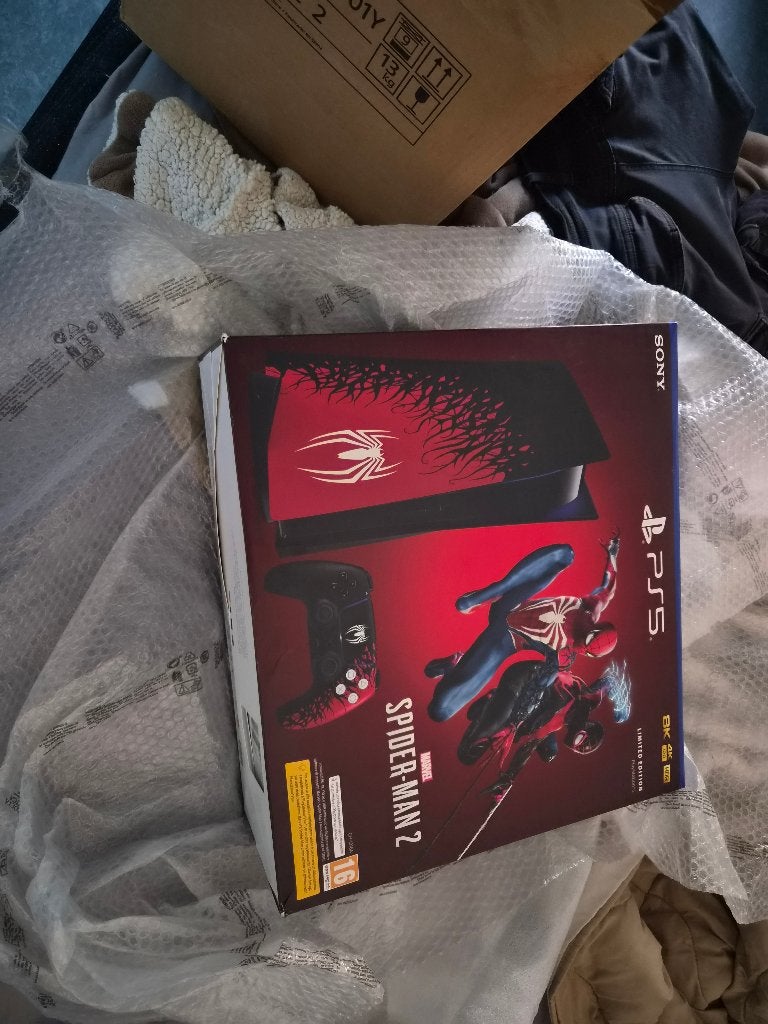 Playstation 5 Spiderman edition, Games en Spelcomputers, Ophalen, Zo goed als nieuw, Playstation 5