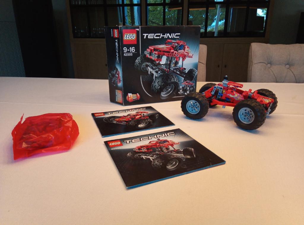 LEGO Technic Off-Road 42005 Monster Truck MET DOOS, Lego, Ophalen of Verzenden, Zo goed als nieuw, Technic