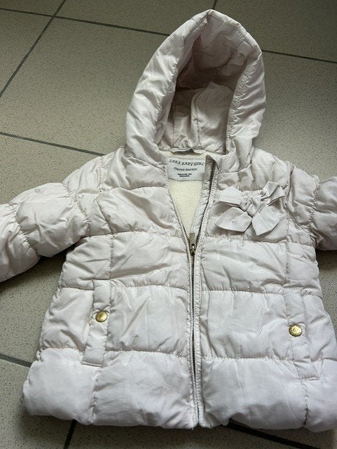 winterjasje Zara 9-12maand, Kinderen en Baby's, Ophalen, Gebruikt, Meisje, Jasje