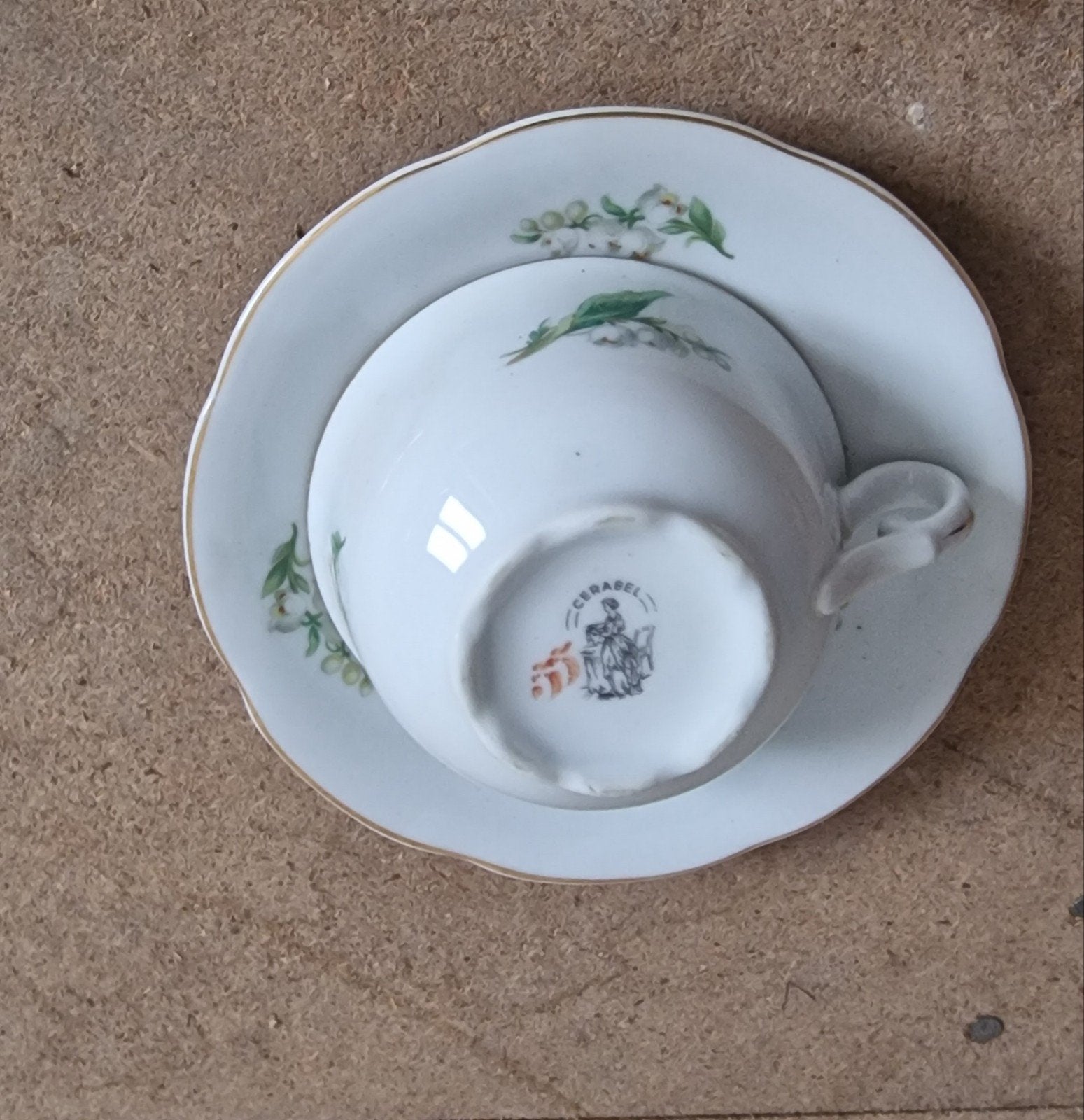 Tasse Porcelaine de Baudour, Antiquités & Art, Enlèvement