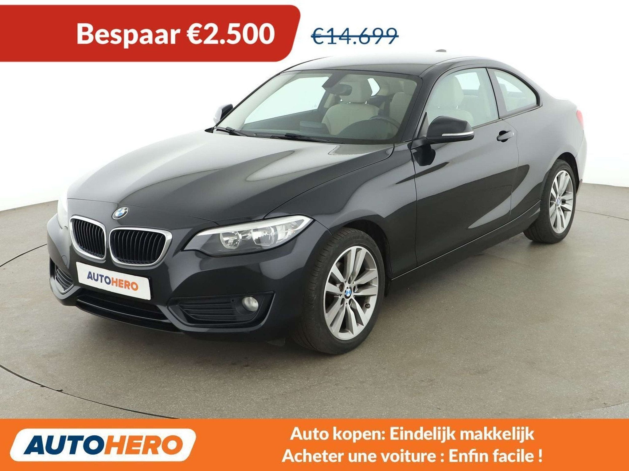 BMW 2 Serie 218 218i Advantage (bj 2017), Auto's, 100 kW, 4 zetels, Achterwielaandrijving, Gebruikt