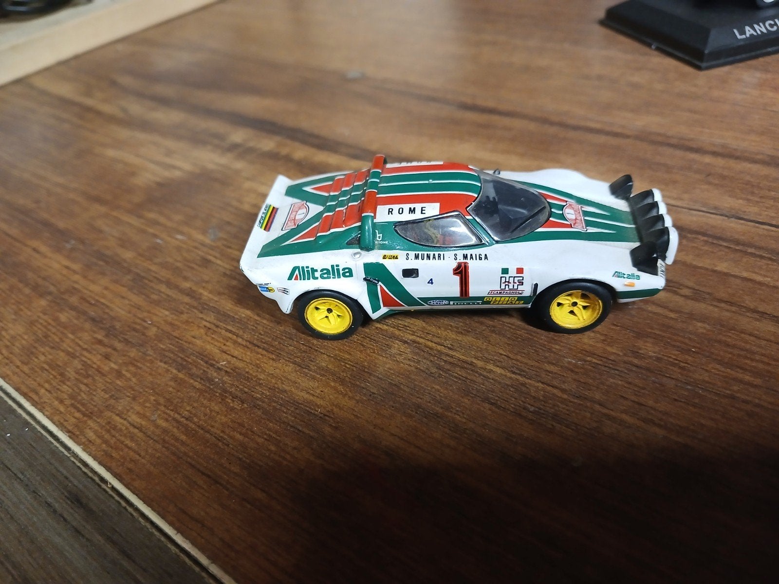 lancia stratos 1/43, Ophalen of Verzenden, Zo goed als nieuw, Auto, Overige merken
