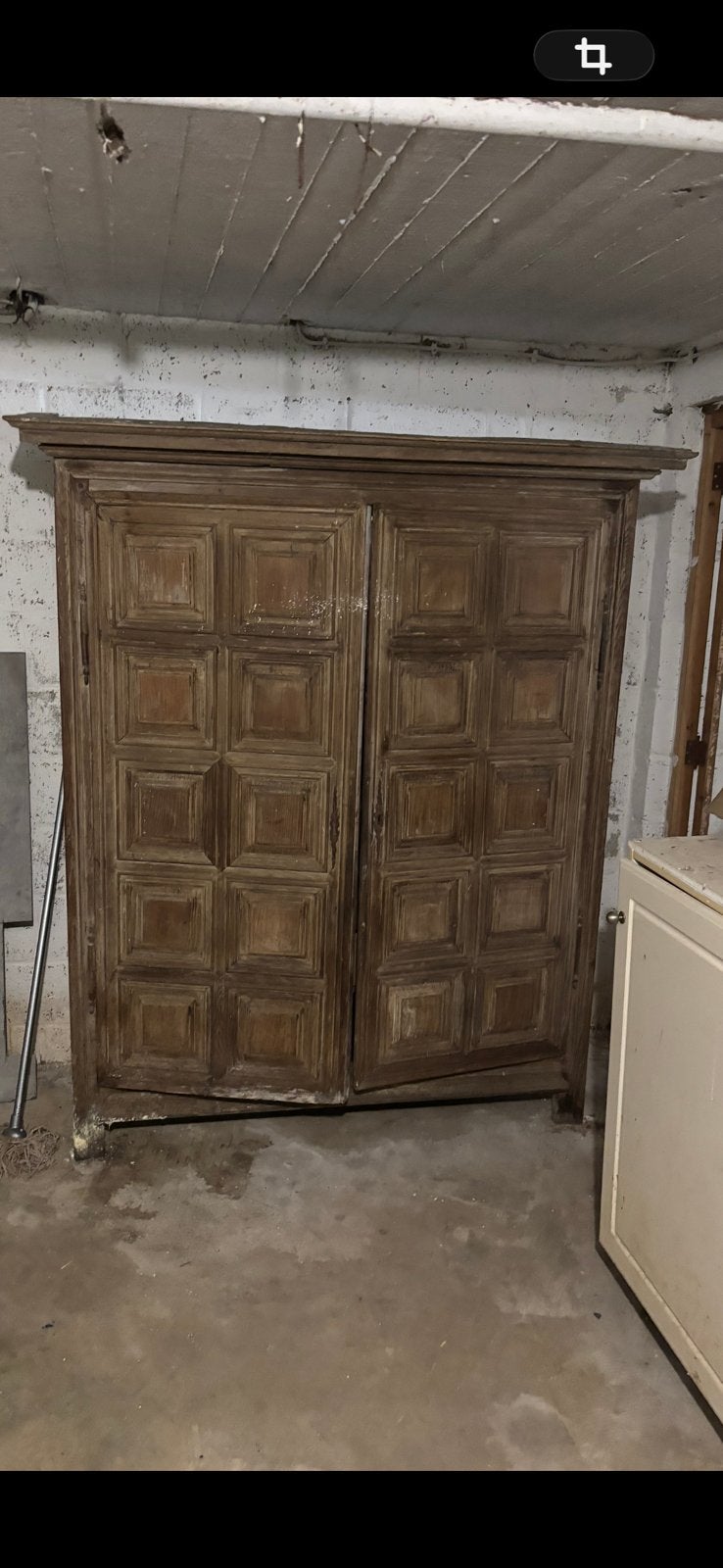 Meuble antique espagnol à sauver, Enlèvement