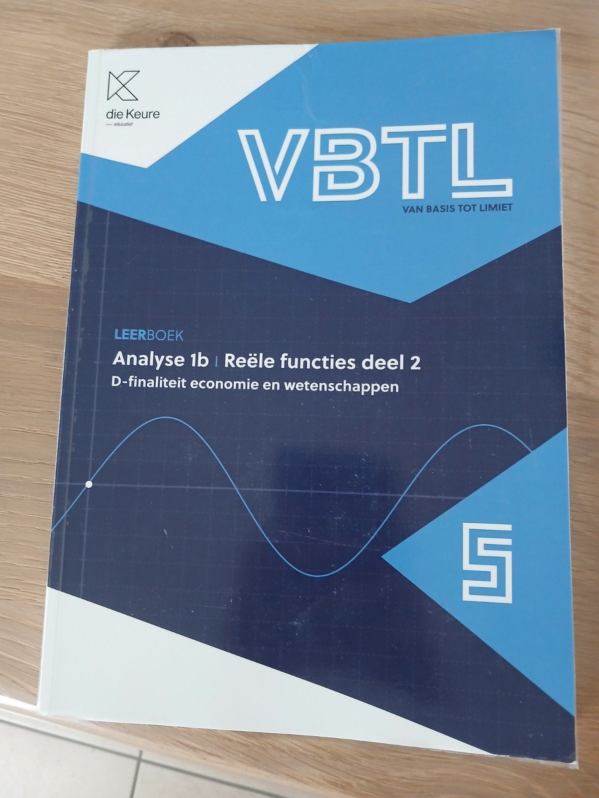 VBTL 5 - leerboek Analyse 1b: reële functies (D-Economie en, Boeken, Ophalen of Verzenden, Nederlands