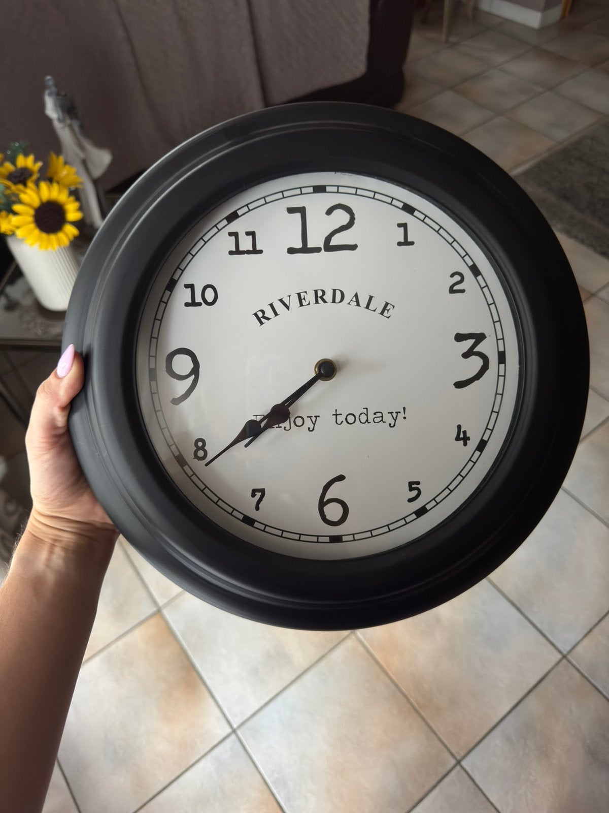 Riverdale klok, Enlèvement, Comme neuf, Analogique, Horloge murale