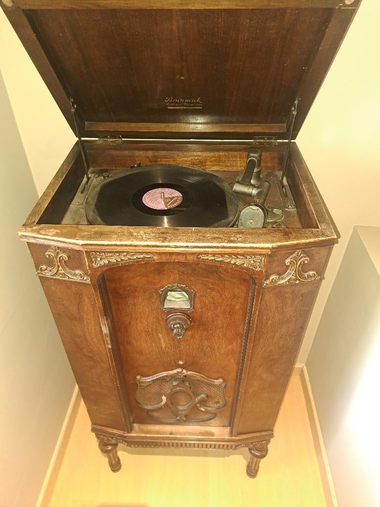 Radio-platenspeler uit 1923, Antiek en Kunst, Ophalen