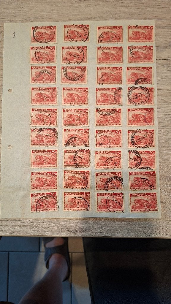 Timbres ex Congo, Postzegels en Munten, Ophalen of Verzenden, Gestempeld, Dier of Natuur