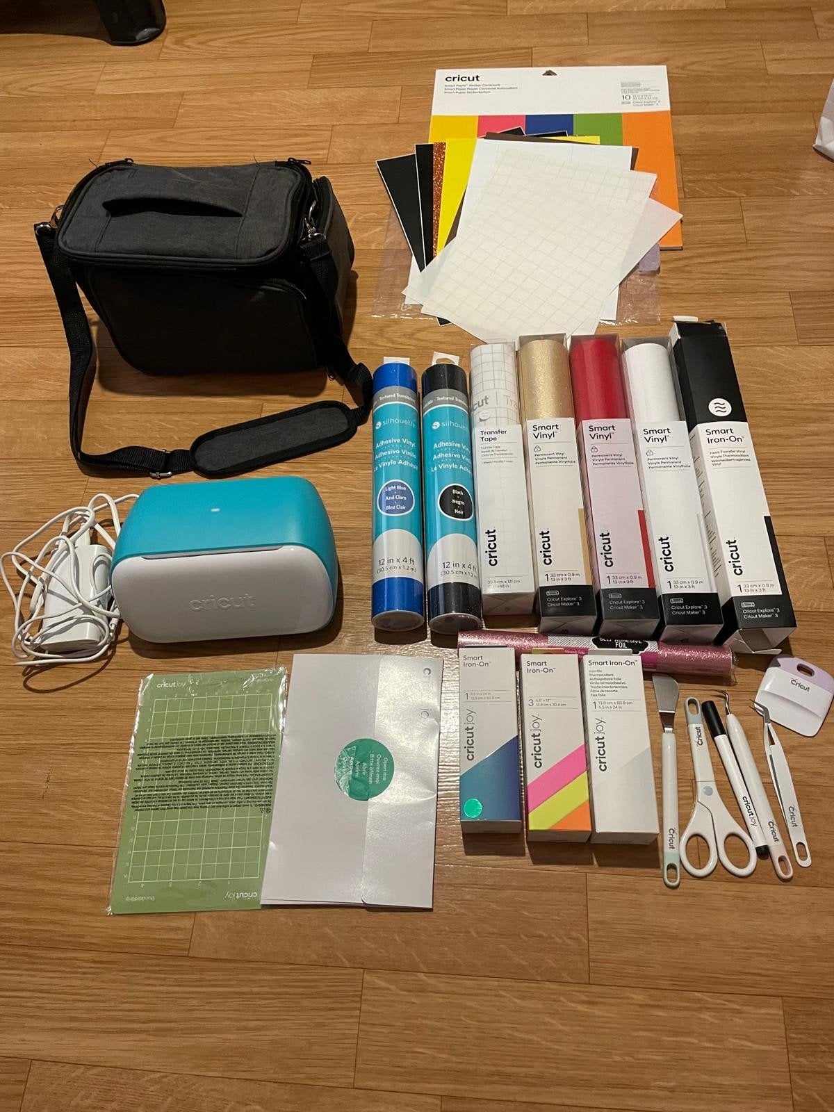 Complete Cricut Joy Set – incl Draagtas, Tools & materiaal, Ophalen of Verzenden, Zo goed als nieuw, Machine, Blauw