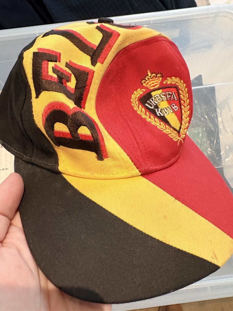 Vintage Belgium cap - one size fits all, Ophalen of Verzenden, Zo goed als nieuw, Overige typen