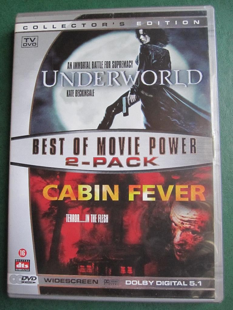 Cabin Fever + Underworld (2 disques), À partir de 16 ans, Enlèvement ou Envoi, Comme neuf, Coffret