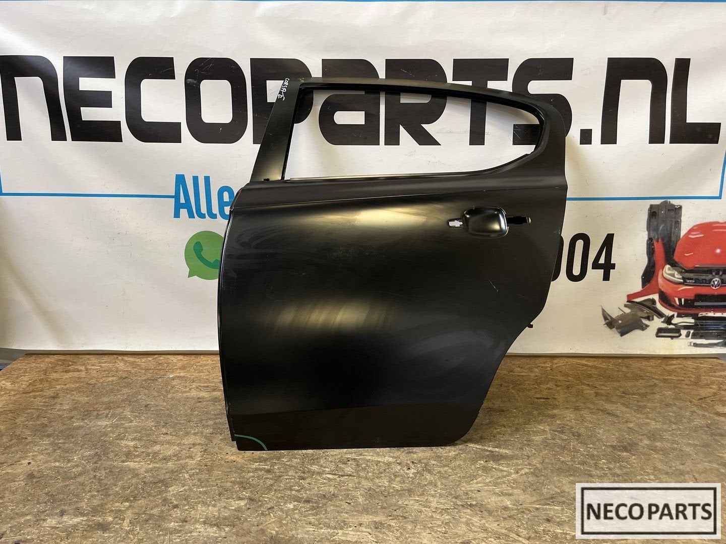 OPEL CORSA E PORTIER DEUR ACHTERPORTIER ORIGINEEL, Gebruikt, -, -, Opel