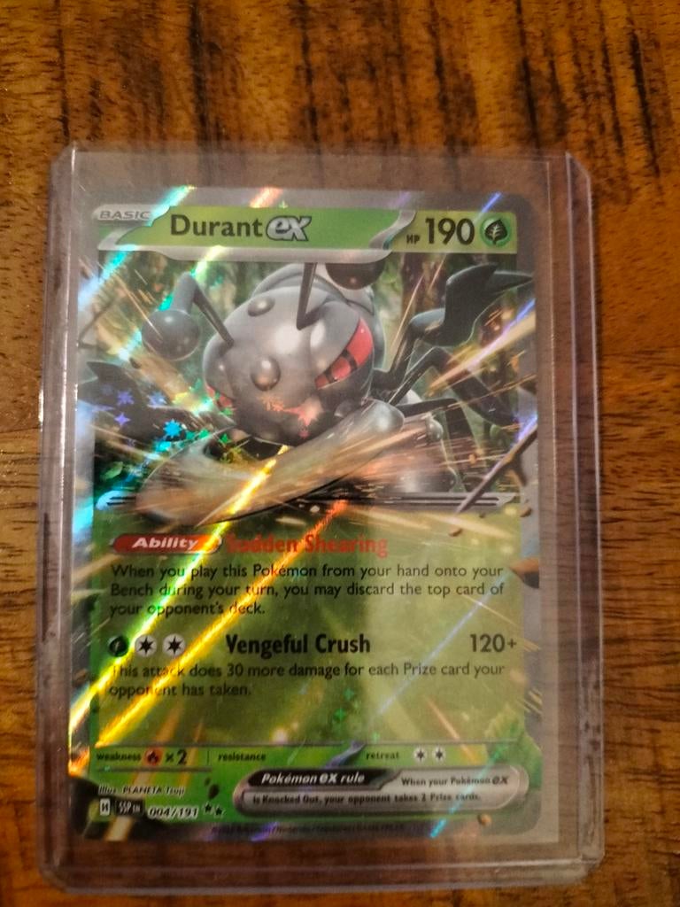 Pokémon Durant ex 004/191, Enlèvement ou Envoi, Comme neuf, Cartes en vrac, Foil