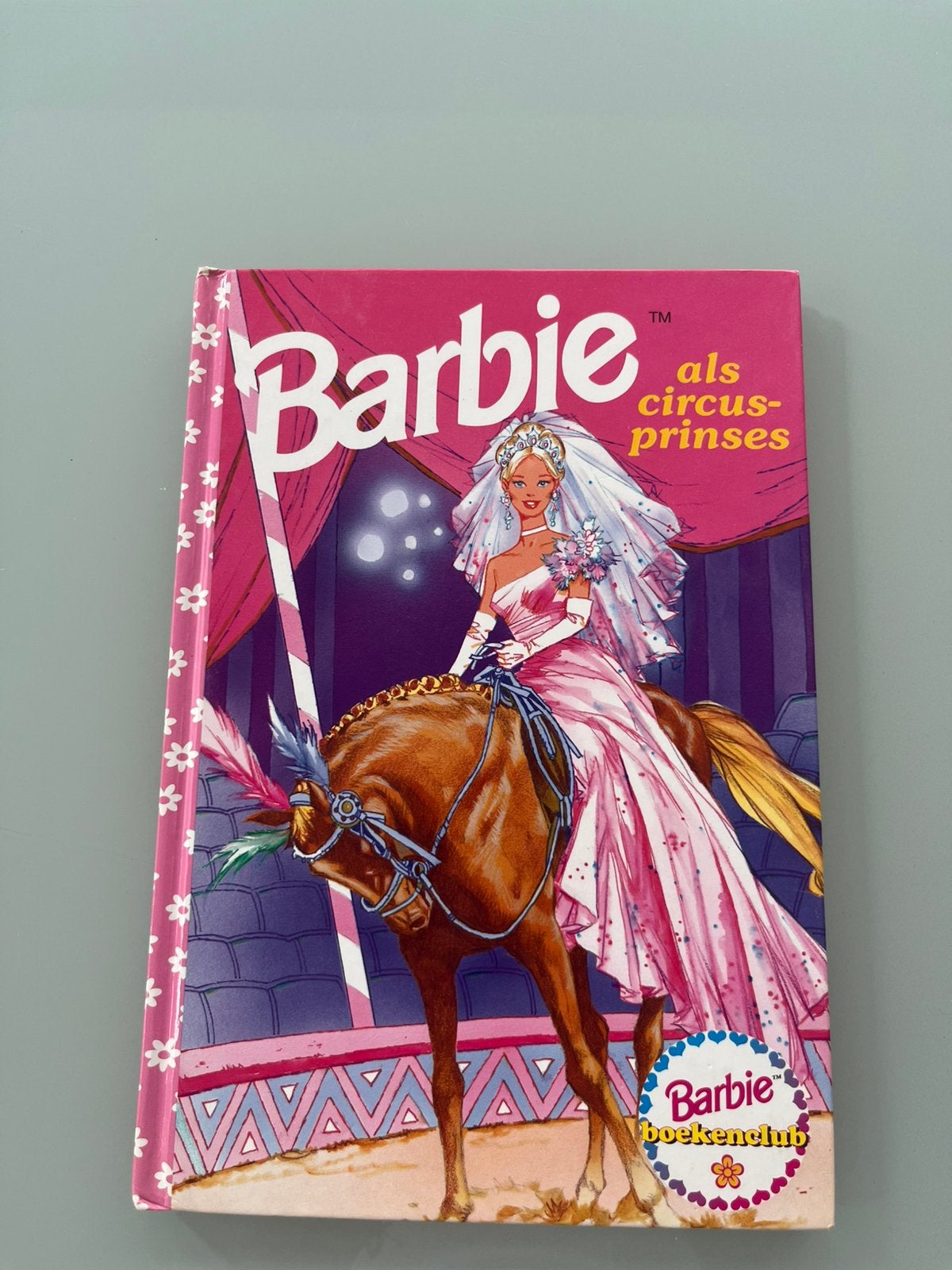 Vintage barbie boek: als circusprinses, Boeken, Ophalen, Zo goed als nieuw