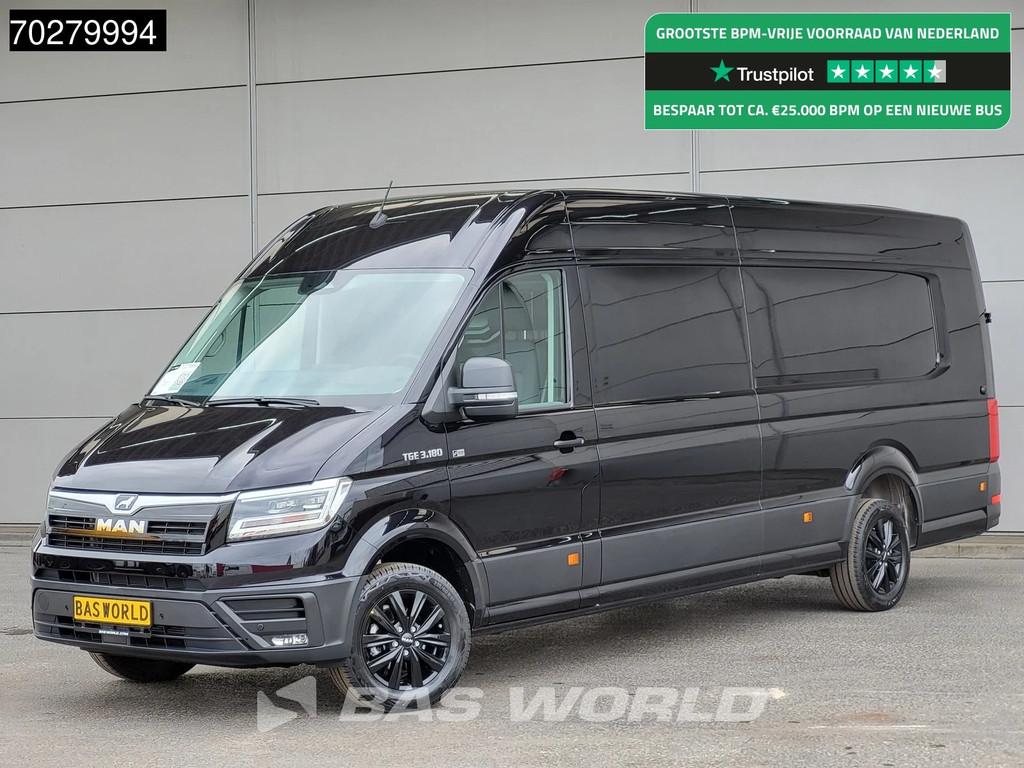 MAN TGE 3.180 Automaat L5H3 XL LED ACC Navi Airco Camera Par, Auto's, Bestelwagens en Lichte vracht, Automaat, Stof, Euro 6, 4 cilinders