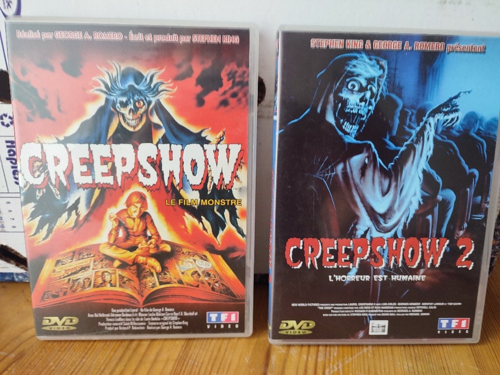 CREEPSHOW - Pack dvd Films 1 & 2/3 (Romero et King), Cd's en Dvd's, Dvd's | Horror, Ophalen of Verzenden, Gebruikt, Horror-komedie