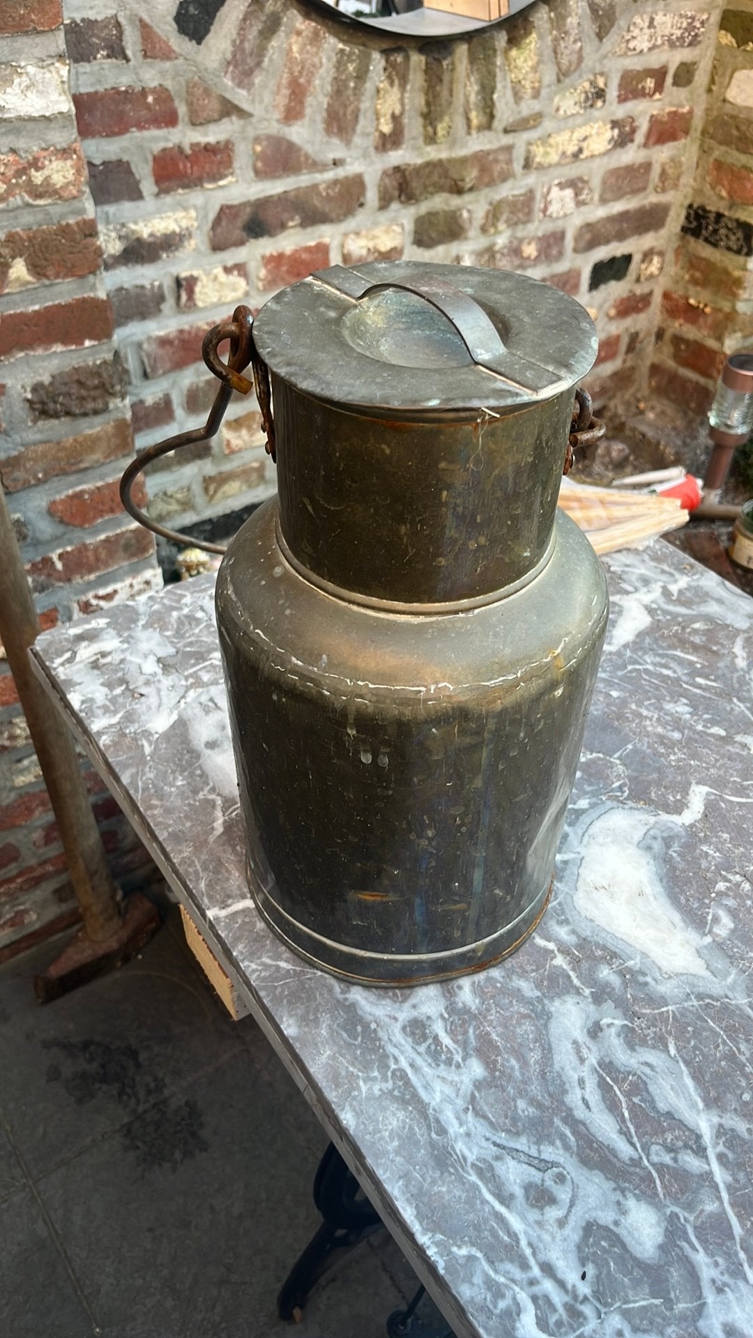 Melkan koper, Antiek en Kunst, Ophalen of Verzenden, Koper
