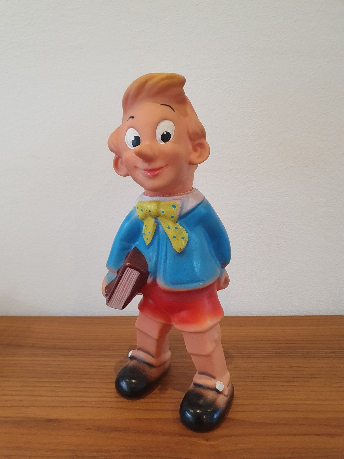 Rubbertoys Italy Pinokkio pieper ('60), Ophalen of Verzenden