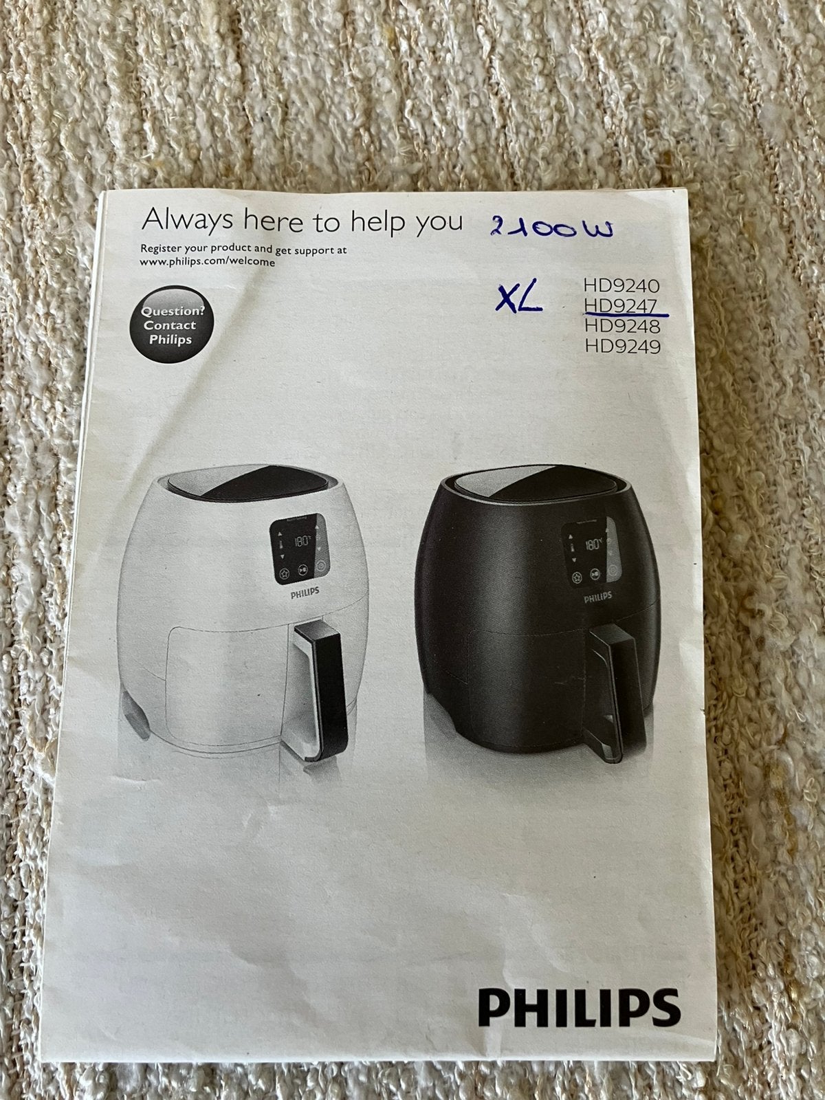Hulpstukken airfryer, Electroménager, Friteuses à air, Enlèvement, Comme neuf, Friteuse à air