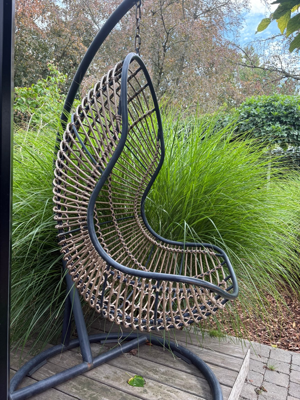 Prachtige hangstoel, Jardin & Terrasse, Enlèvement, Utilisé, Rotin
