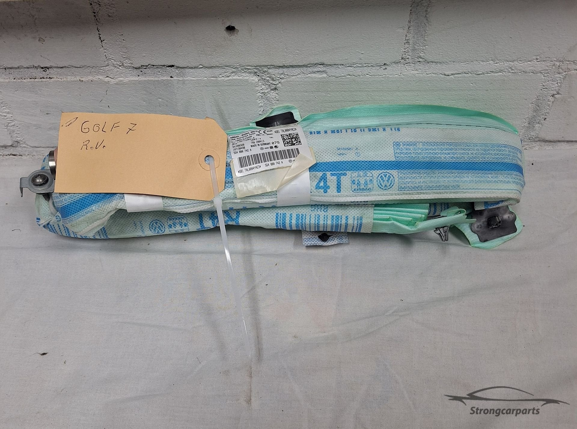Dak Hemel airbag gordijn VW Golf 7 VII 5G4880742A rechts, Volkswagen, -, Utilisé, -