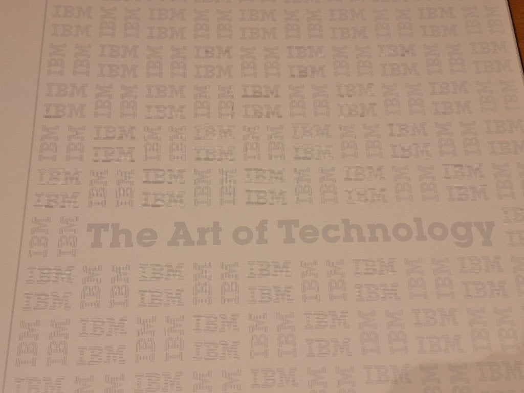 „The Art of Technology” ZELDZAAM VERZAMELBOEK — IBM, Boeken, Ophalen, Zo goed als nieuw, Grafische vormgeving