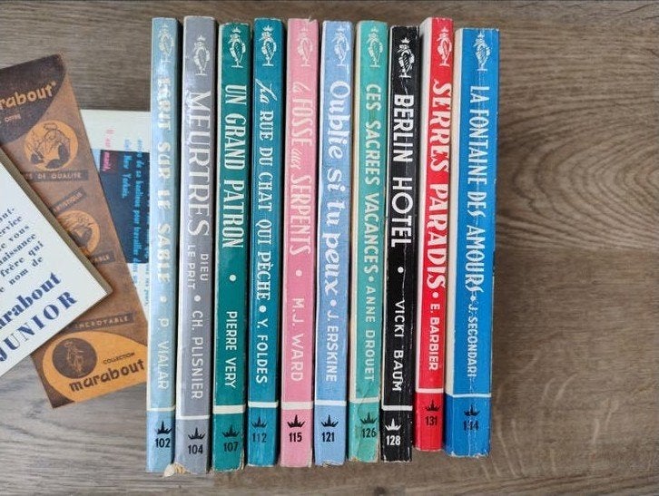 Collection Marabout roman vintage, Livres, Enlèvement