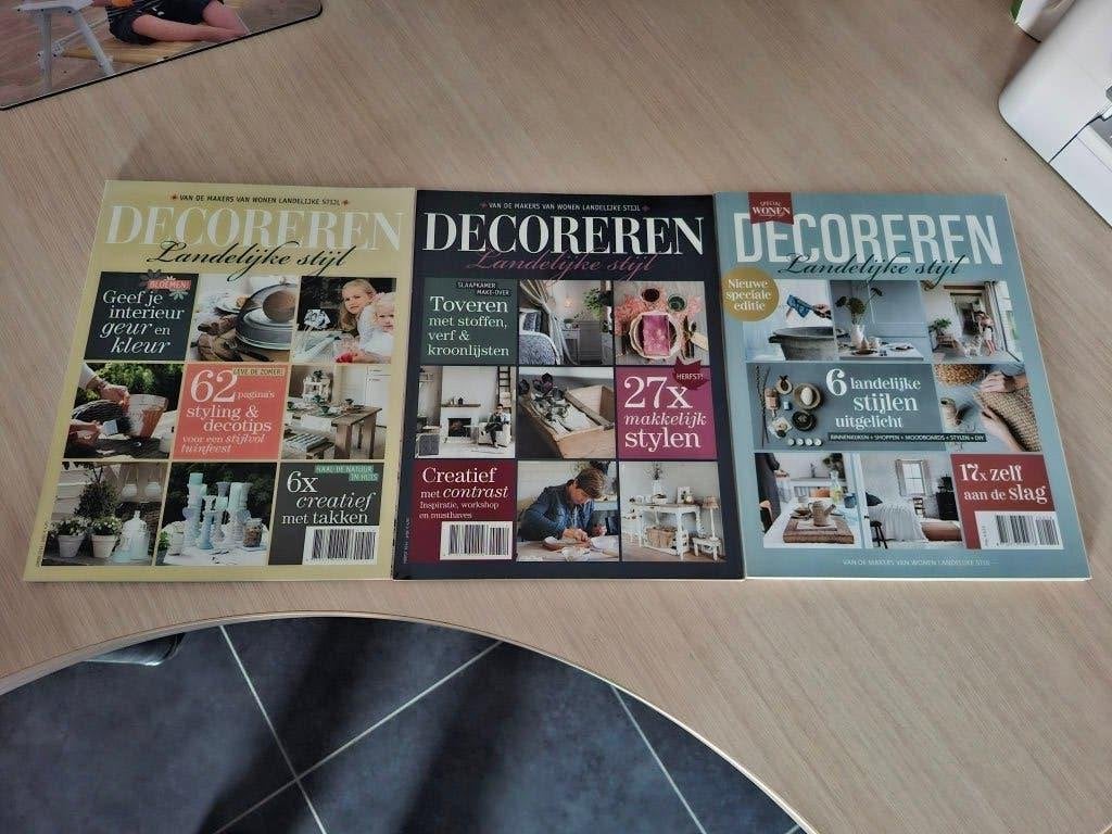 Decoreren landelijke stijl 3 stuks, Livres, Journaux & Revues, Enlèvement ou Envoi, Comme neuf, Autres types