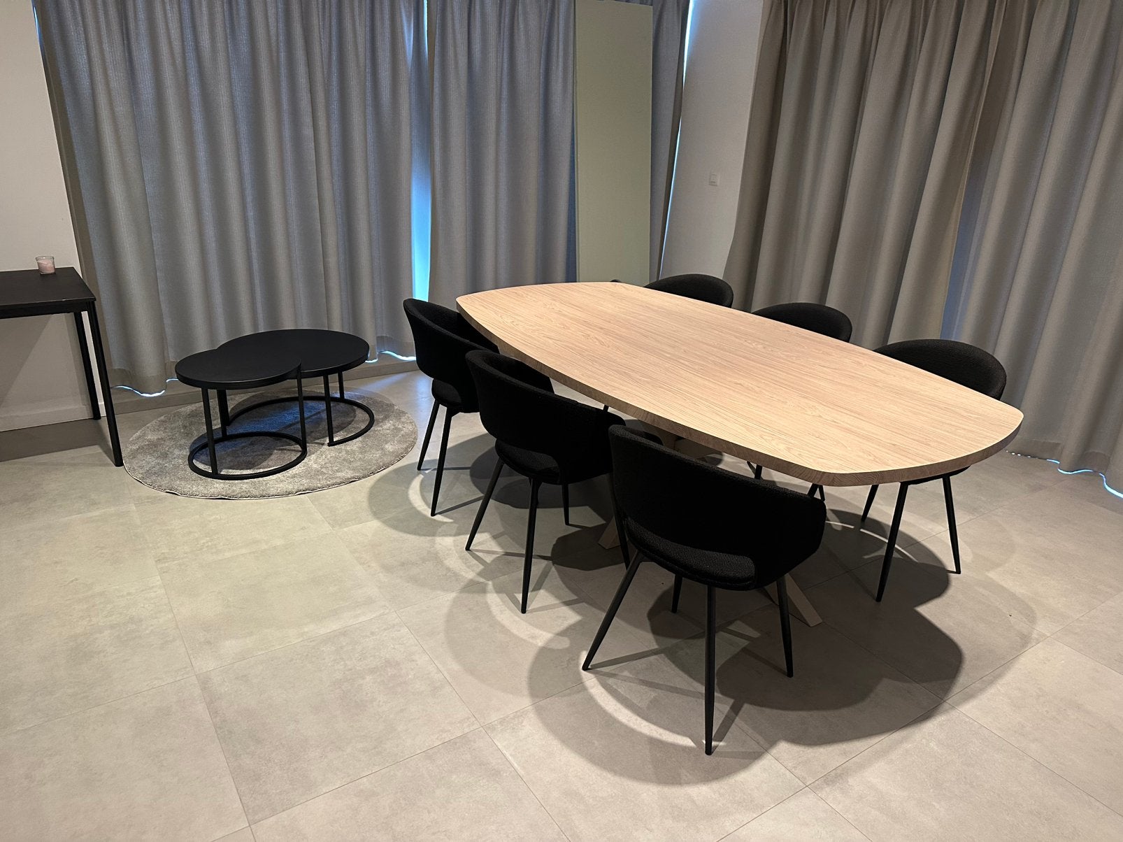 6 Niet gebruikte stoelen te koop, Huis en Inrichting, Stoelen, Ophalen, Zwart, Metaal
