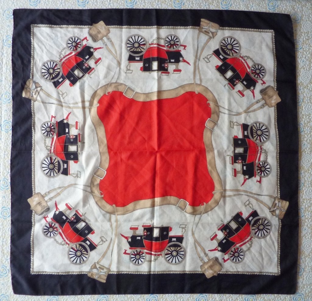 Paarden koets sjaal foulard dames, Kleding | Dames, Maat 42/44 (L), Nieuw, Ophalen of Verzenden, Claudia Sträter
