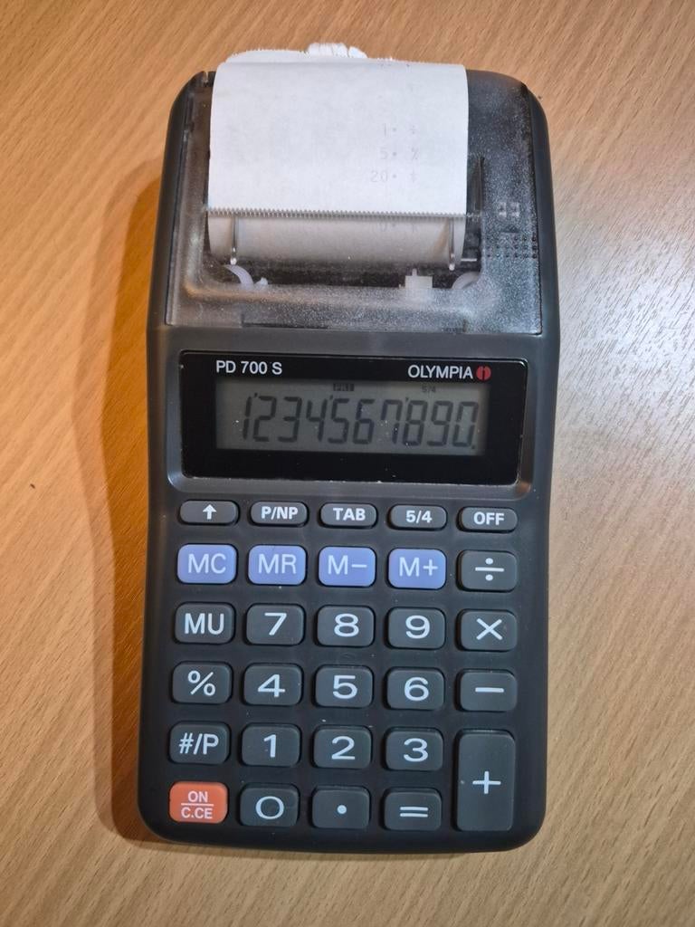 Calculatrice à impression Olympia PD 700 S, Divers, Calculatrices, Enlèvement ou Envoi