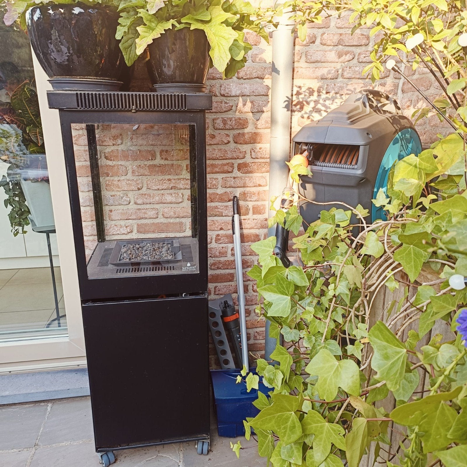 Terrasverwarmer op gas, Ophalen, Gebruikt, Meubilair