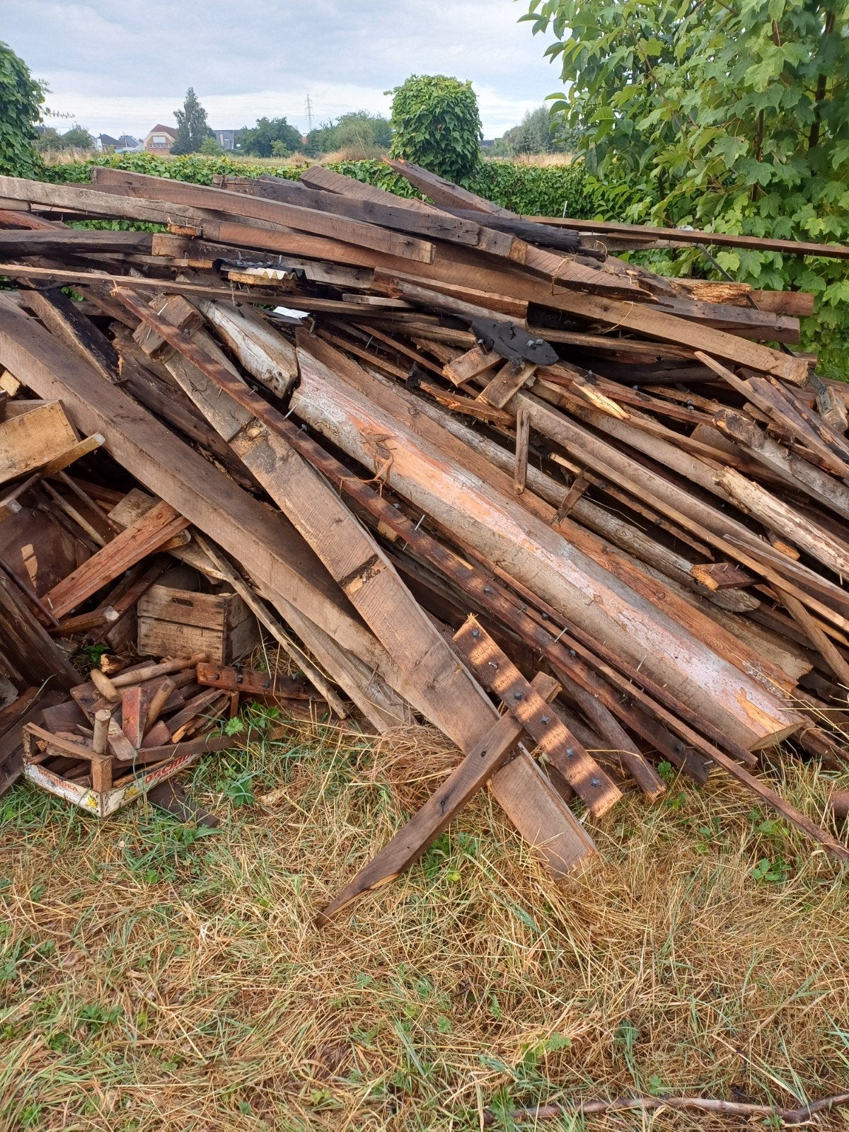 gratis hout voor de kachel, Tuin en Terras, Brandhout, Ophalen