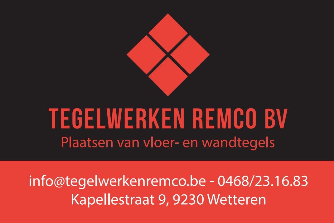 Vloerder: Tegelwerken Remco BV, Enlèvement