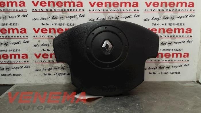 Airbag gauche (volant) d'un Renault Scenic, Renault, -, 3 mois de garantie, Utilisé