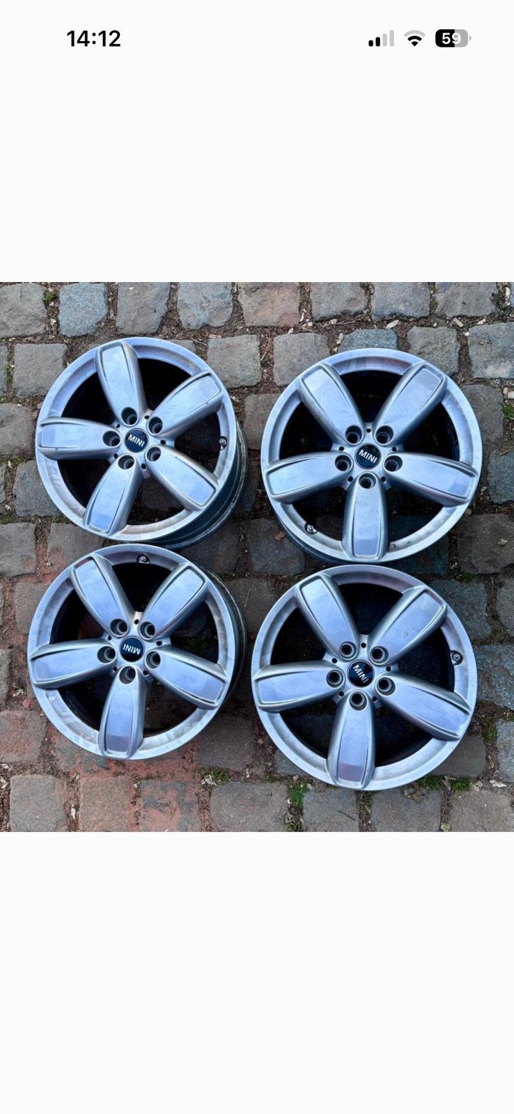 4 Jantes Alu 17" Origine MINI Countryman (R60), Enlèvement
