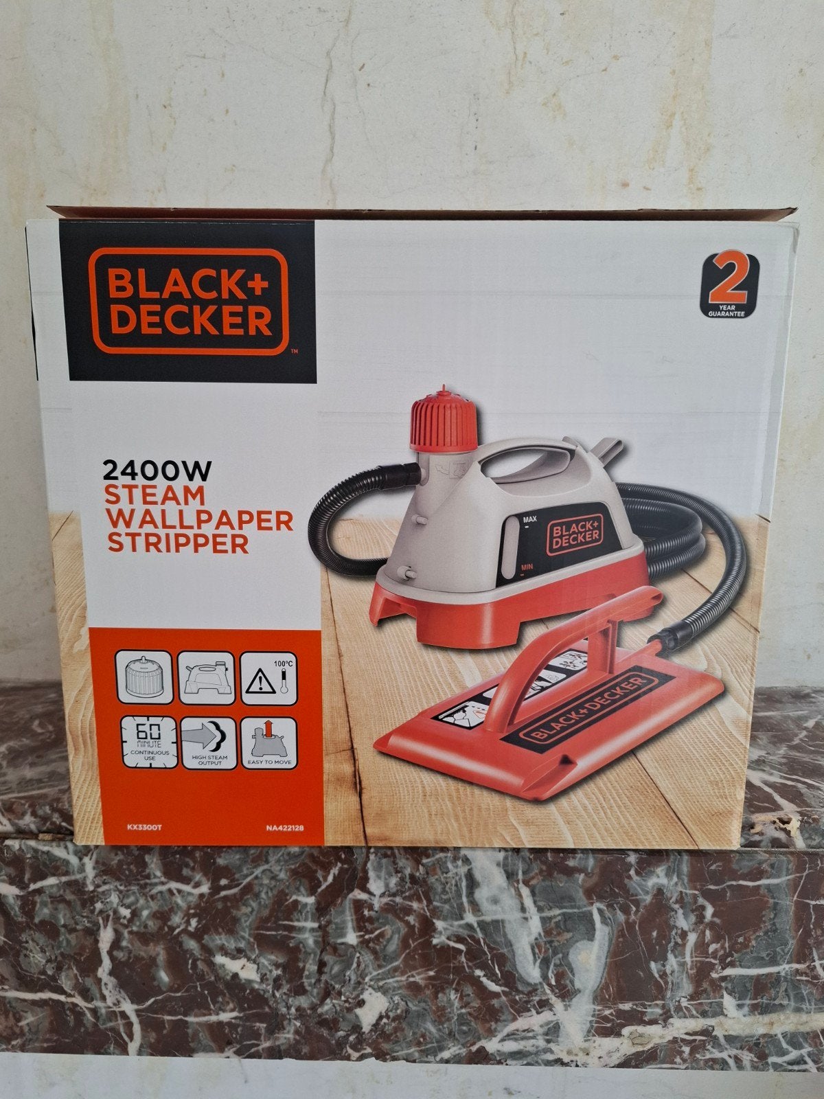 Krachtige behangstomer, Ophalen