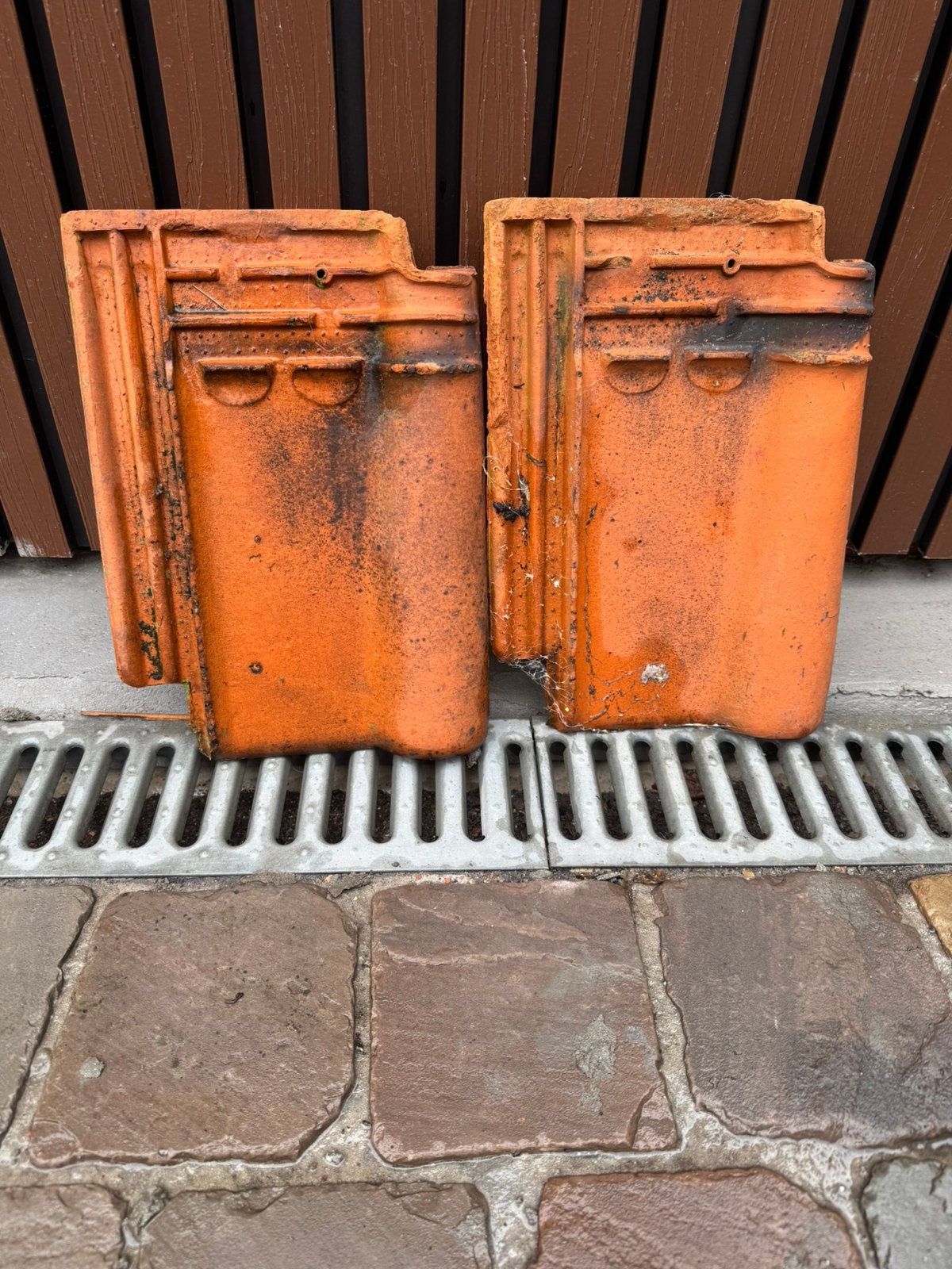 Pottelbergse dakpannen, Doe-het-zelf en Bouw, Dakpannen en Dakbedekking, Ophalen, Zo goed als nieuw, Dakpannen
