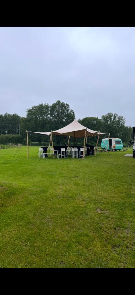 Stretchtent te koop 6x8 / 6x10, Ophalen of Verzenden, Zo goed als nieuw