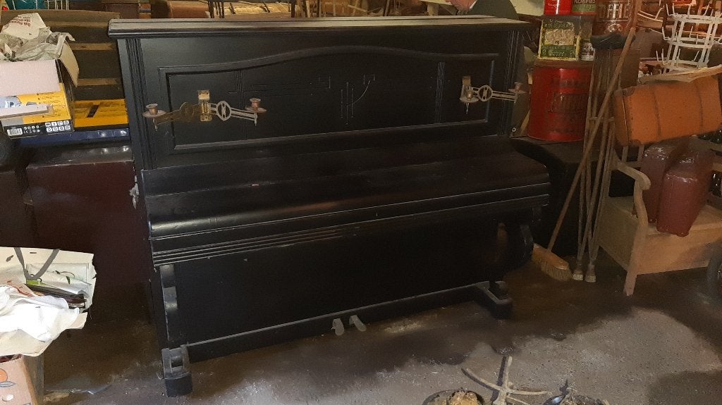 2 stuks  oude  buffet  piano's, Muziek en Instrumenten, Piano's, Ophalen, Gebruikt, Zwart, Digitaal