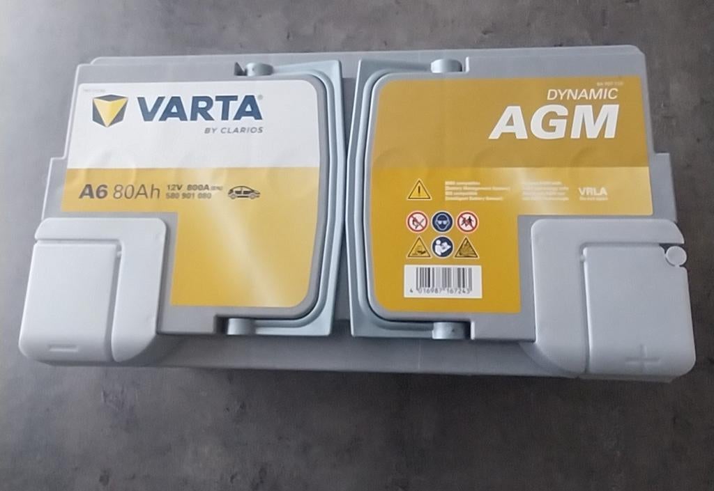 Accu varta agm A6, Ophalen, Nieuw