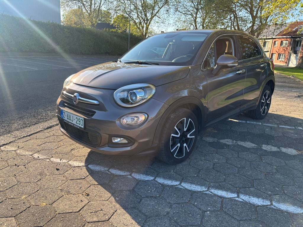 Mooie Fiat 500X benzine 2016 met opties en garantie.EURO 6, Autos, Fiat, Argent ou Gris, Euro 6, Entreprise, Boîte manuelle