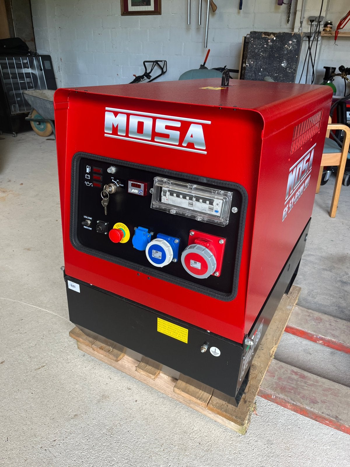 MOSA GESX6500 YDT, Doe-het-zelf en Bouw, Ophalen, Nieuw, 5 tot 10 kVA, Elektrisch startend